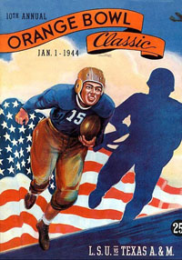 1944 Orange Bowl Program Cover